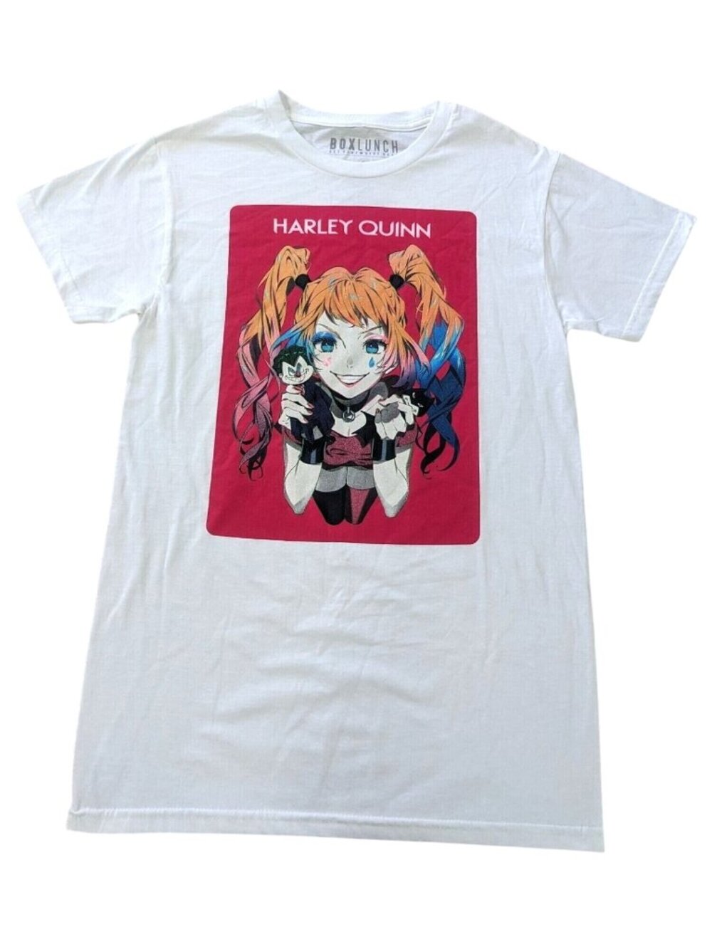 Harley Quinn Anime Graphic T Shirt Kawaii Cartoon Streetwear Comics Y2K Size M